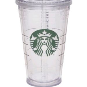 Starbucks tall cup with straw